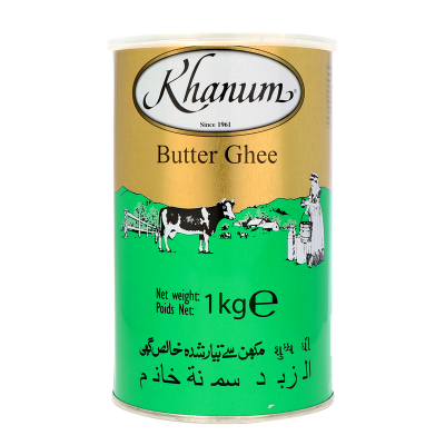 Khanum Butter Ghee 12x1kg