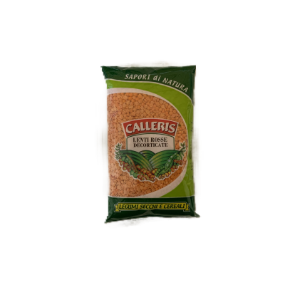 Calleris Linsen Rot Halbiert 12x500g