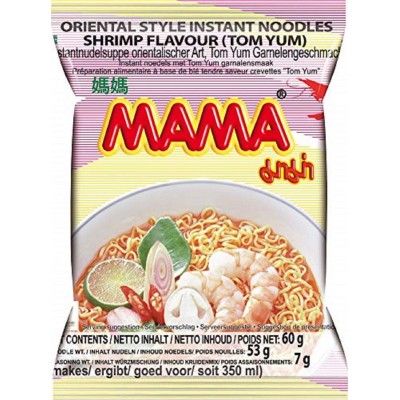 MAMA Instant Nudeln Tom Yum Shrimp 30x60g