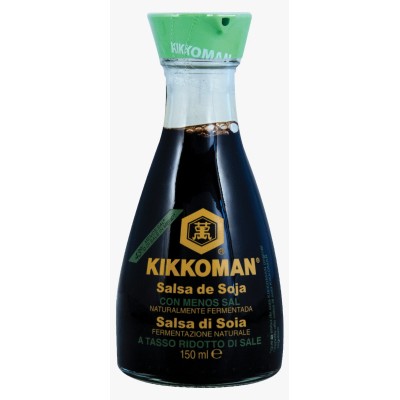 Kikkoman Sojasauce Less Salt Dispens. 12x150ml